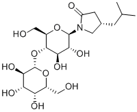 Lactosyl Pregabalin Pyrrolidone molecular structure (CAS 466678-44-4)
