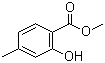 structure of CAS# 4670-56-8, Methyl 4-methylsalicylate