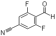 structure of CAS# 467442-15-5, 4-氰基-2,6-二氟苯甲醛