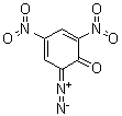 CAS # 4682-03-5, 6-Diazo-2,4-dinitro-2,4-cyclohexadien-1-one, 6-Diazo-2,4-dinitrophenolate, DDNP, Diazodinitrophenol, Dinol