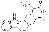 CAS # 4684-43-9, (±)-Dihydrocorynantheine, (alphaE,2R,3S,12bR)-rel-3-Ethyl-1,2,3,4,6,7,12,12b-octahydro-alpha-(methoxymethylene)-indolo[2,3-a]quinolizine-2-acetic acid methyl ester