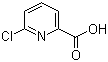 structure of CAS# 4684-94-0, 6-Chloropicolinic acid