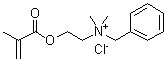 structure of CAS# 46917-07-1, Methacryloyloxyethyldimethylbenzylammonium chloride
