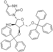 CAS 登录号：4710-75-2, 3',5'-二-O-三苯甲基尿苷