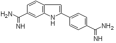 structure of CAS# 47165-04-8, 4',6-双脒基-2-苯基吲哚