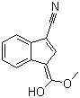 CAS 登录号：474024-40-3, 1-(羟基甲氧基亚甲基)-1H-茚-3-甲腈