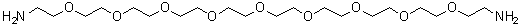 3,6,9,12,15,18,21,24,27-Nonaoxanonacosane-1,29-diamine molecular structure (CAS 474082-35-4)