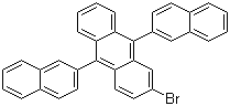structure of CAS# 474688-76-1, 2-Bromo-9,10-bis(2-naphthalenyl)anthracene