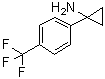 structure of CAS# 474709-86-9, 1-[4-(三氟甲基)苯基]环丙胺