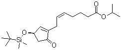 CAS # 474944-36-0, (5Z)-7-[(3R)-3-[[(1,1-Dimethylethyl)dimethylsilyl]oxy]-5-oxo-1-cyclopenten-1-yl]-5-heptenoic acid 1-methylethyl ester
