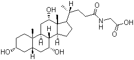 structure of CAS# 475-31-0, 甘氨胆酸