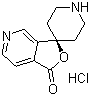 structure of CAS# 475152-16-0, 螺[呋喃并[3,4-c]吡啶-3(1H),4'-哌啶]-1-酮盐酸盐