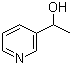 3-(1-羟基乙基)吡啶分子结构 (CAS 4754-27-2)