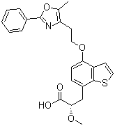 structure of CAS# 475479-34-6, 阿格列扎