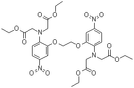 CAS # 475578-65-5, N,N'-[1,2-Ethanediylbis[oxy(4-nitro-2,1-phenylene)]]bis[N-(2-ethoxy-2-oxoethyl)glycine] diethyl ester