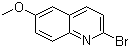 structure of CAS# 476161-59-8, 2-溴-6-甲氧基喹啉