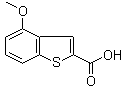 structure of CAS# 476199-14-1, 4-甲氧基苯并噻吩-2-羧酸