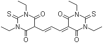 structure of CAS# 47623-98-3, Bis(1,3-diethylthiobarbituric acid)trimethine oxonol