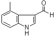 structure of CAS# 4771-48-6, 4-甲基-1H-吲哚-3-甲醛