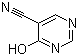 structure of CAS# 4774-34-9, 4-羟基-5-氰基嘧啶