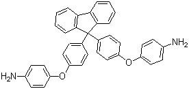 structure of CAS# 47823-88-1, 9,9-双[4-(4-氨基苯氧基)苯基]芴