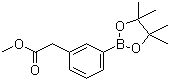 structure of CAS# 478375-42-7, 3-(2-甲氧基-2-氧代乙基)苯硼酸频哪醇酯
