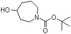 structure of CAS# 478832-21-2, 4-羟基氮杂环庚烷-1-羧酸叔丁酯