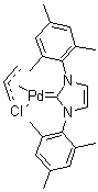structure of CAS# 478980-04-0, 烯丙基[1,3-双(间三甲基苯基)咪唑-2-亚基]氯化钯(II)