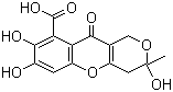 CAS # 479-66-3, Fulvic acid, 4,10-Dihydro-3,7,8-trihydroxy-3-methyl-10-oxo-1H,3H-pyrano[4,3-b][1]benzopyran-9-carboxylic acid