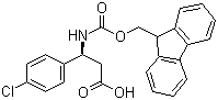 CAS 登录号：479064-91-0, Fmoc-(S)-4-氯苯基-beta-苯丙氨酸, 芴甲氧羰酰基-(S)-3-氨基-3-(4-氯苯基)丙酸