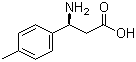 structure of CAS# 479065-00-4, (S)-3-氨基-3-(4-甲基苯基)丙酸