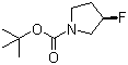 structure of CAS# 479253-00-4, N-反式-BOC-(3S)-氟吡咯烷