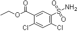CAS # 4793-25-3, Ethyl 2,4-dichloro-5-sulfamoylbenzoate