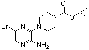 3'-Amino-6'-bromo-2,3,5,6-tetrahydro-[1,2']bipyrazinyl-4-carboxylic acid tert-butyl ester molecular structure (CAS 479685-13-7)