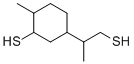 CAS # 4802-20-4, Dipentenedimercaptan, 2-methyl-5-(1-sulfanylpropan-2-yl)cyclohexane-1-thiol