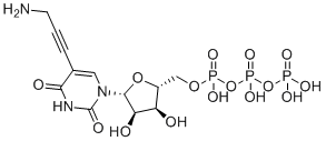 CAS 登录号：480440-13-9, 5-(3-氨基-1-丙炔-1-基)尿苷5'-(四氢三磷酸酯)