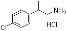 structure of CAS# 4806-79-5, 2-(4-Chlorophenyl)propan-1-amine hydrochloride
