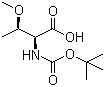 structure of CAS# 48068-25-3, Boc-O-甲基-L-苏氨酸