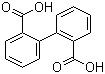CAS # 482-05-3, Diphenic acid, (1,1'-Biphenyl)-2,2'-dicarboxylic acid, 2,2'-Biphenyldicarboxylic acid