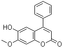 structure of CAS# 482-83-7, 黄檀素