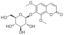 Calycanthoside molecular structure (CAS 483-91-0)