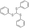 structure of CAS# 4832-52-4, 三(苯硫基)甲烷