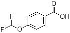 structure of CAS# 4837-20-1, 4-(二氟甲氧基)苯甲酸