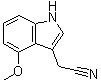 structure of CAS# 4837-74-5, 4-甲氧基吲哚-3-乙腈