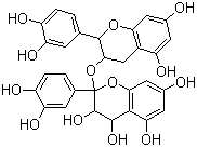 CAS 登录号：4852-22-6, 原花青素, 2-(3,4-二羟基苯基)-2-((2-(3,4-二羟基苯基)-3,4-二氢-5,7-二羟基-2H-1-苯并吡喃-3-基)氧基)-3,4-二氢-2H-1-苯并吡喃-3,4,5,7-四醇