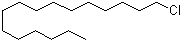 structure of CAS# 4860-03-1, 氯代十六烷
