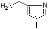 structure of CAS# 486414-83-9, (1-甲基-1H-咪唑-4-基)甲胺