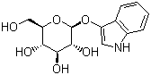 structure of CAS# 487-60-5, 3-吲哚基-beta-D-吡喃葡萄糖苷