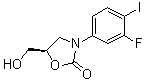 CAS 登录号：487041-08-7, (5R)-3-(3-氟-4-碘苯基)-5-羟甲基恶唑烷-2-酮