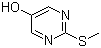 CAS 登录号：4874-33-3, 2-(甲硫基)-5-羟基嘧啶